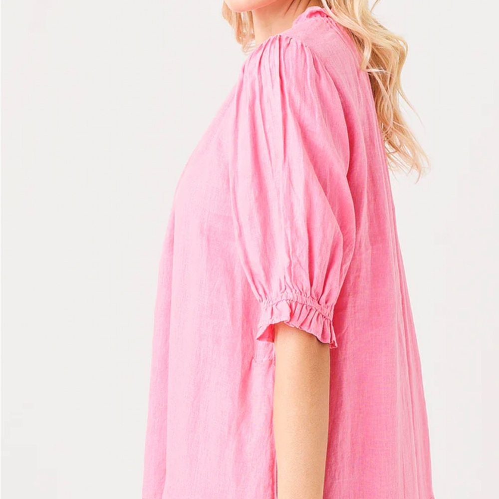 Velvet by Graham & Spencer Bernice Lt Pink Dress. - Picture 7 of 11